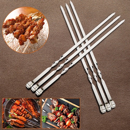 6pcs stainless steel bbq - steel,
